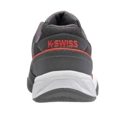 K-Swiss BigShot Light 4 Men's Tennis Shoe (Asphalt/White/Orange) 14 K-Swiss BigShot Light 4 Men's Tennis Shoe (Asphalt/White/Orange) -Racquet Equipment Shop 06989 010.03