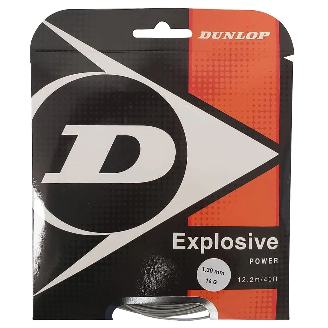 Dunlop Explosive 16/1.30 Tennis String (Grey) 3 Dunlop Explosive 16/1.30 Tennis String (Grey)
