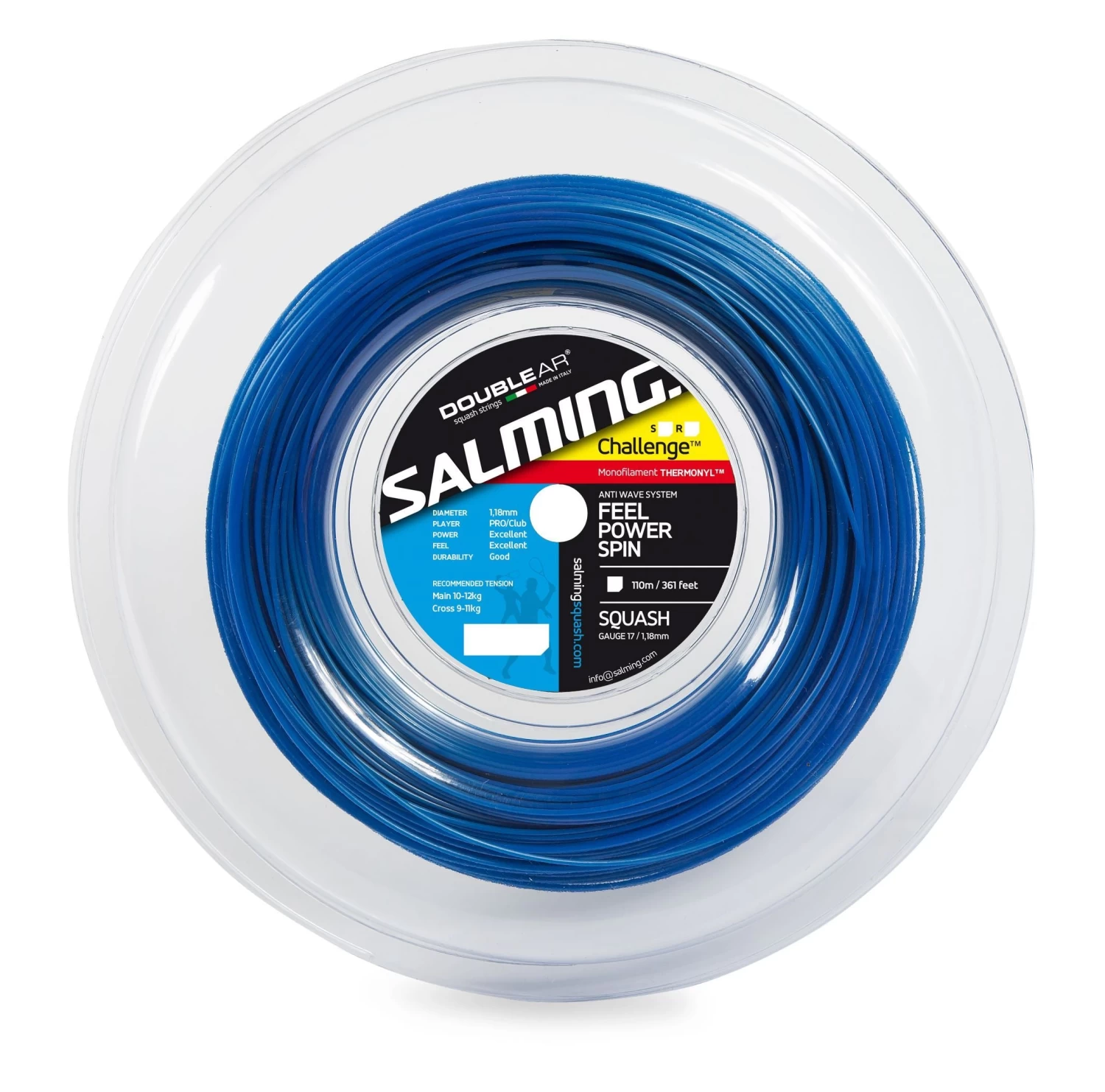 Salming Challenge Slick 17 Squash String Reel 110m (Royal Blue) 3 Salming Challenge Slick 17 Squash String Reel 110m (Royal Blue)