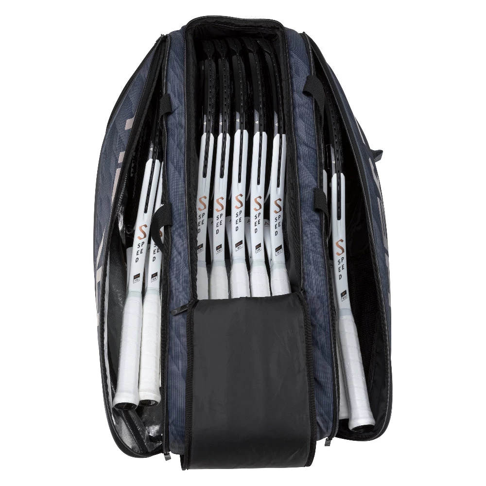 Head Djokovic Monstercombi 12 Racquet Bag (Anthracite/Black) 4 Head Djokovic Monstercombi 12 Racquet Bag (Anthracite/Black) - Image 2