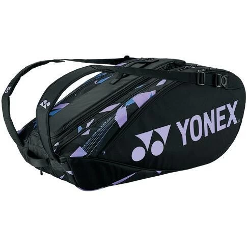 Yonex Pro 9 Pack Racquet Bag (Black/Purple) 3 Yonex Pro 9 Pack Racquet Bag (Black/Purple)