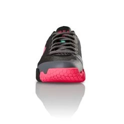 Salming Hawk Women's Indoor Court Shoe (Gun Metal/Pink) -Racquet Equipment Shop 389a45883d6044a0a565b60a875e1bcd