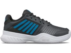 K-Swiss Court Express OMNI Junior Tennis Shoe (Black/Blue)