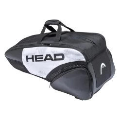 Head Djokovic Combi 6 Pack Racquet Bag (White/Black)