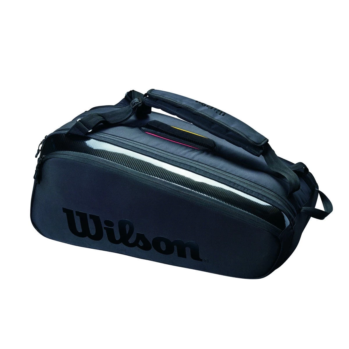 Wilson Pro Staff V13 Super Tour 9 Pack Racquet Bag (Black) 4 Wilson Pro Staff V13 Super Tour 9 Pack Racquet Bag (Black) - Image 2