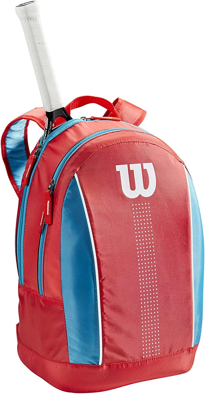 Wilson Junior Racquet Backpack (Coral/Blue/White) 4 Wilson Junior Racquet Backpack (Coral/Blue/White) - Image 2