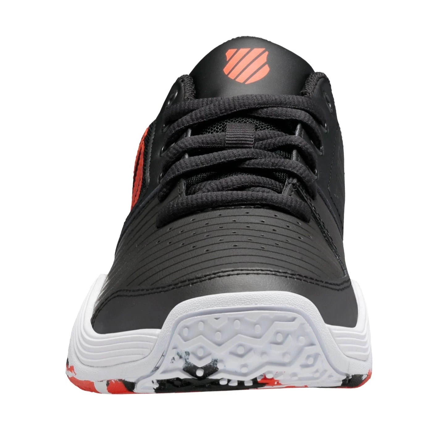 K-Swiss Court Express OMNI Junior Tennis Shoe (Black/White/Orange) 7 K-Swiss Court Express OMNI Junior Tennis Shoe (Black/White/Orange) - Image 5