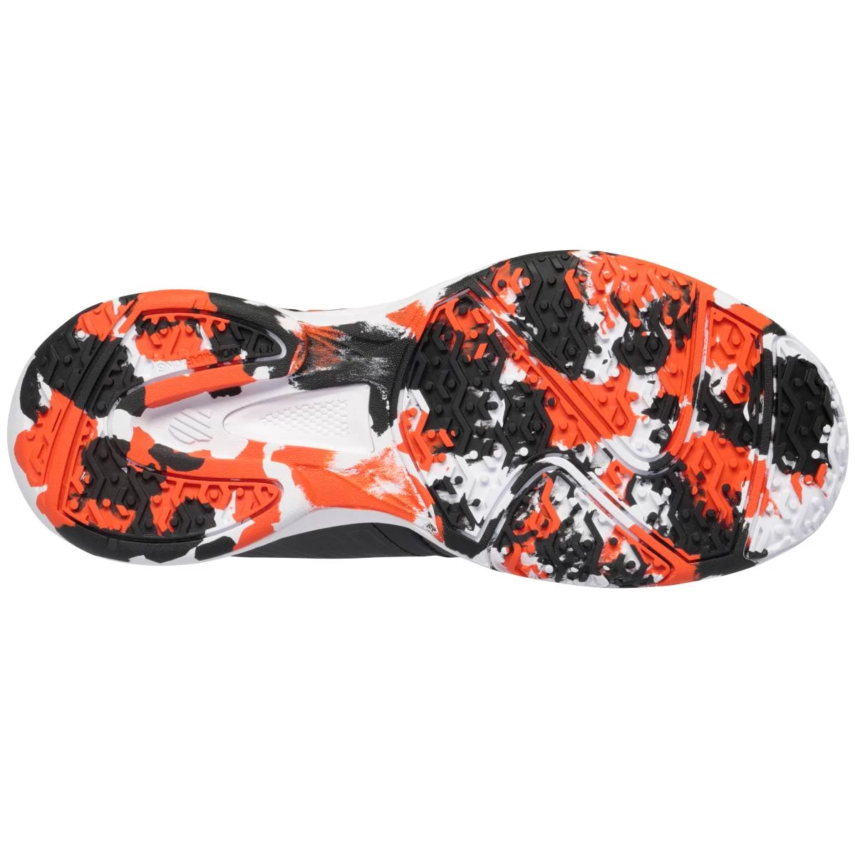 K-Swiss Court Express OMNI Junior Tennis Shoe (Black/White/Orange) 5 K-Swiss Court Express OMNI Junior Tennis Shoe (Black/White/Orange) - Image 3
