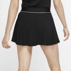 Nike Women's Court Dri-Fit Summer Flouncy Skirt (Black/White) 12 Nike Women's Court Dri-Fit Summer Flouncy Skirt (Black/White) -Racquet Equipment Shop 939318 011 PHSBM001 1000