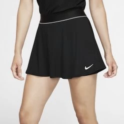 Nike Women's Court Dri-Fit Summer Flouncy Skirt (Black/White) 13 Nike Women's Court Dri-Fit Summer Flouncy Skirt (Black/White) -Racquet Equipment Shop 939318 011 PHSFM001 1000