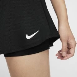 Nike Women's Court Dri-Fit Summer Flouncy Skirt (Black/White) 16 Nike Women's Court Dri-Fit Summer Flouncy Skirt (Black/White) -Racquet Equipment Shop 939318 011 PHSYM003 1000