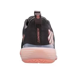 K-Swiss Ultrashot 3 Women's Tennis Shoe (Asphalt/Peach/White) -Racquet Equipment Shop 96988 007.03