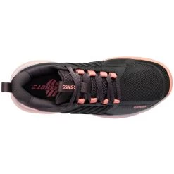 K-Swiss Ultrashot 3 Women's Tennis Shoe (Asphalt/Peach/White) -Racquet Equipment Shop 96988 007.06