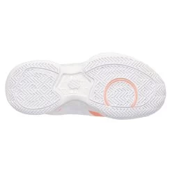 K-Swiss Bigshot Light 4 Women's Tennis Shoe (White/Peach) 9 K-Swiss Bigshot Light 4 Women's Tennis Shoe (White/Peach) -Racquet Equipment Shop 96989 683.05