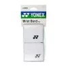 Yonex 3" Wristband 2 Pack (White) -Racquet Equipment Shop AC489WH