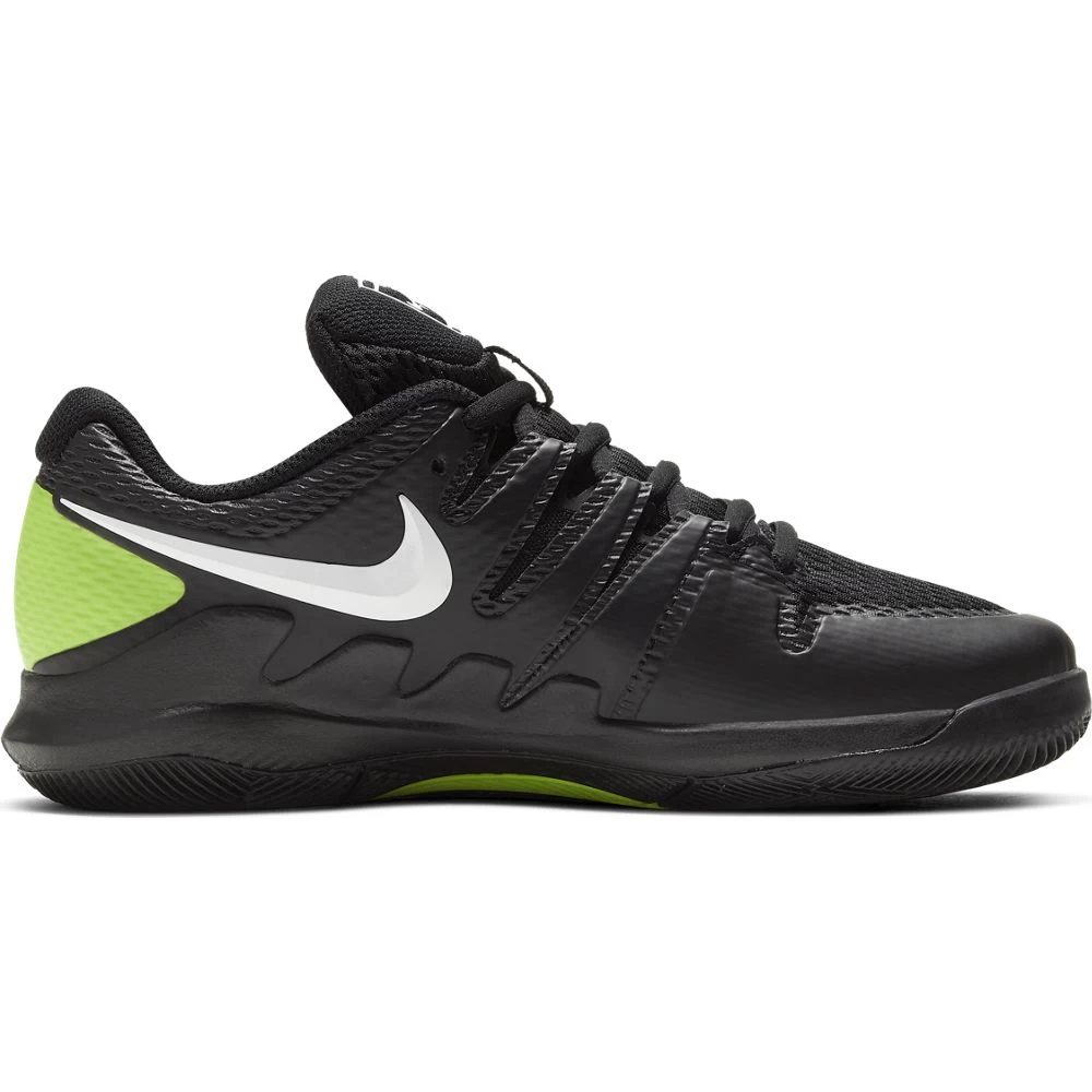 Nike Vapor X Junior Tennis Shoe (Black/White) 9 Nike Vapor X Junior Tennis Shoe (Black/White) - Image 7