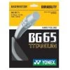 Yonex BG 65Ti Badminton String (White) 2 Yonex BG 65Ti Badminton String (White) -Racquet Equipment Shop BG65TI10 white