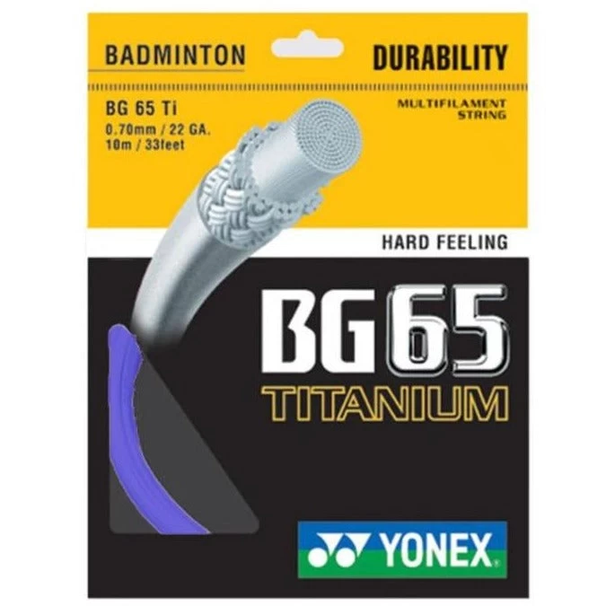 Yonex BG 65Ti Badminton String (Blue) 3 Yonex BG 65Ti Badminton String (Blue)