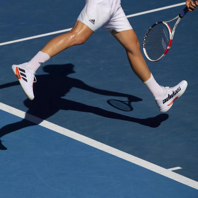 Adidas Barricade Tokyo Men's Tennis Shoe (White/Black/Solar Red) 9 Adidas Barricade Tokyo Men's Tennis Shoe (White/Black/Solar Red) - Image 7