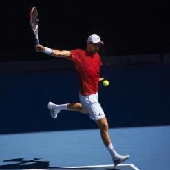 Adidas Barricade Tokyo Men's Tennis Shoe (White/Black/Solar Red) 18 Adidas Barricade Tokyo Men's Tennis Shoe (White/Black/Solar Red) -Racquet Equipment Shop Barricade Tokyo Tennis Shoes White FZ3935 HM3