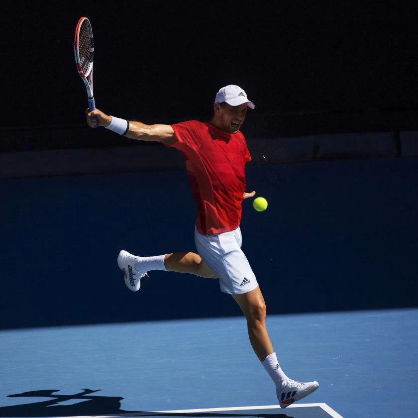 Adidas Barricade Tokyo Men's Tennis Shoe (White/Black/Solar Red) 8 Adidas Barricade Tokyo Men's Tennis Shoe (White/Black/Solar Red) - Image 6