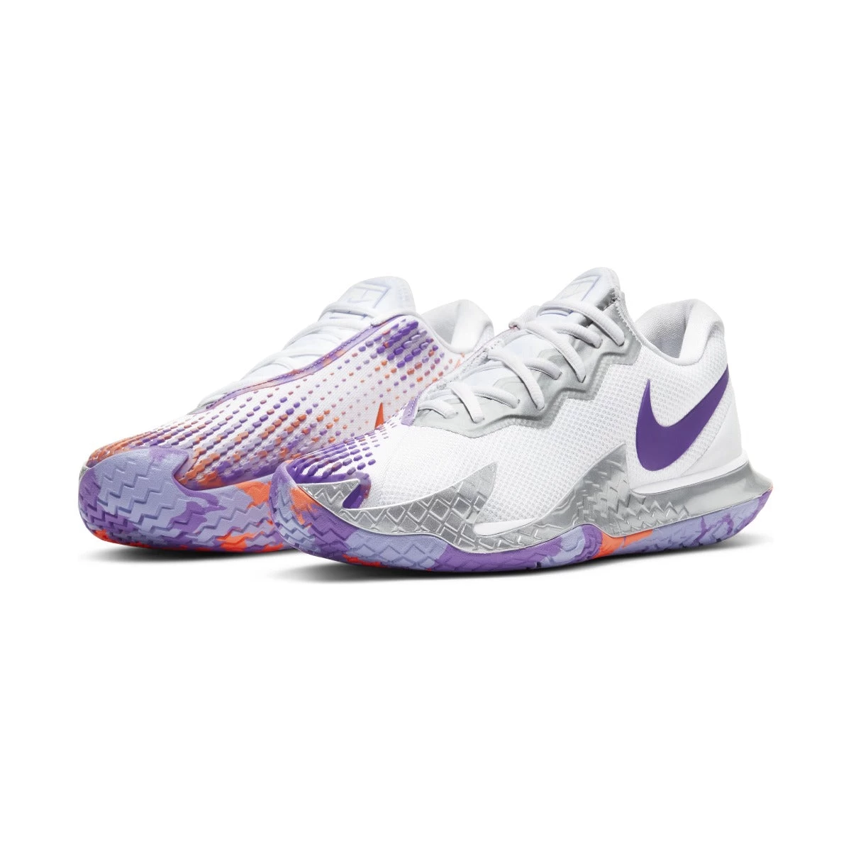 Nike Air Zoom Vapor Cage 4 Women's Tennis Shoe (White/Purple) 8 Nike Air Zoom Vapor Cage 4 Women's Tennis Shoe (White/Purple) - Image 6