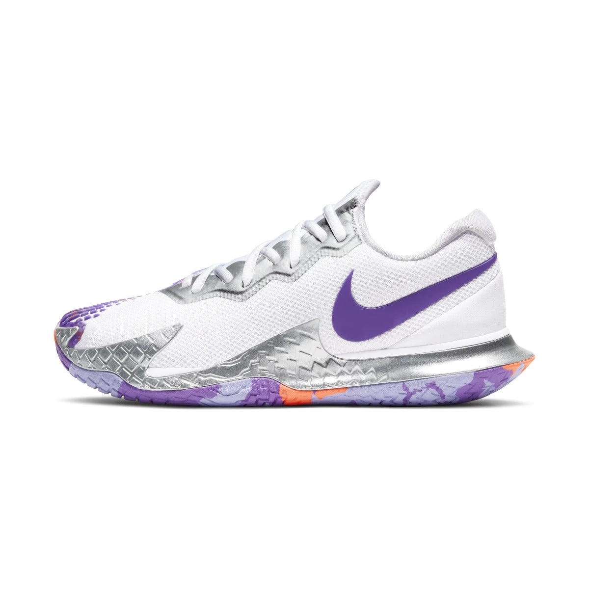 Nike Air Zoom Vapor Cage 4 Women's Tennis Shoe (White/Purple) 11 Nike Air Zoom Vapor Cage 4 Women's Tennis Shoe (White/Purple) - Image 9