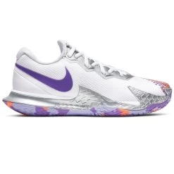 Nike Air Zoom Vapor Cage 4 Women's Tennis Shoe (White/Purple)