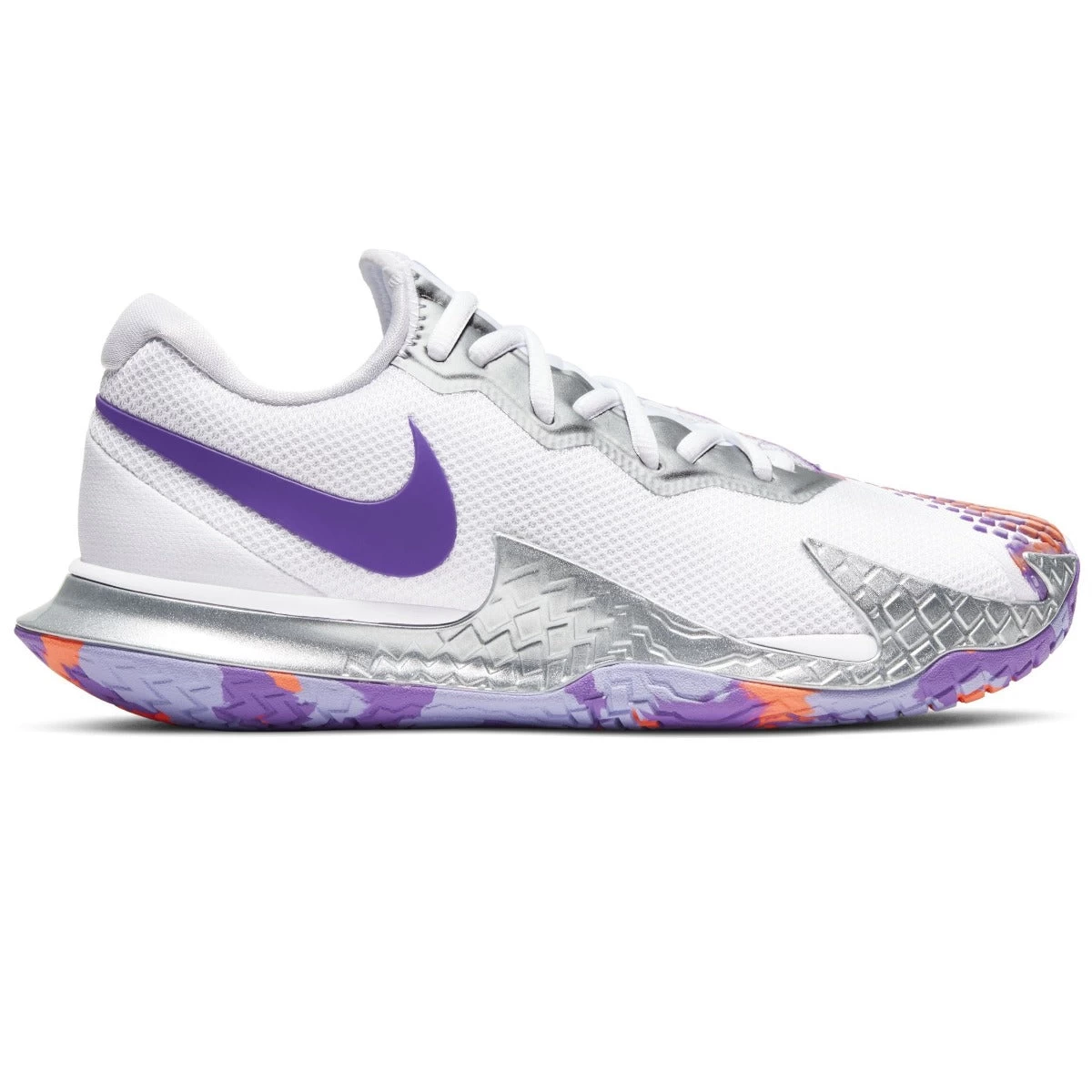 Nike Air Zoom Vapor Cage 4 Women's Tennis Shoe (White/Purple) 3 Nike Air Zoom Vapor Cage 4 Women's Tennis Shoe (White/Purple)