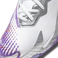 Nike Air Zoom Vapor Cage 4 Women's Tennis Shoe (White/Purple) 18 Nike Air Zoom Vapor Cage 4 Women's Tennis Shoe (White/Purple) -Racquet Equipment Shop CD0431 103 PHSYD001 3144