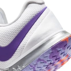 Nike Air Zoom Vapor Cage 4 Women's Tennis Shoe (White/Purple) 19 Nike Air Zoom Vapor Cage 4 Women's Tennis Shoe (White/Purple) -Racquet Equipment Shop CD0431 103 PHSYD002 3144