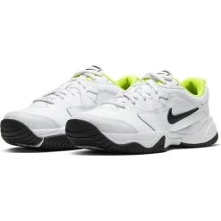 Nike Court Lite 2 Junior Tennis Shoe (White/Black/Green) 15 Nike Court Lite 2 Junior Tennis Shoe (White/Black/Green) -Racquet Equipment Shop CD0440 104 PHCFH001 1000
