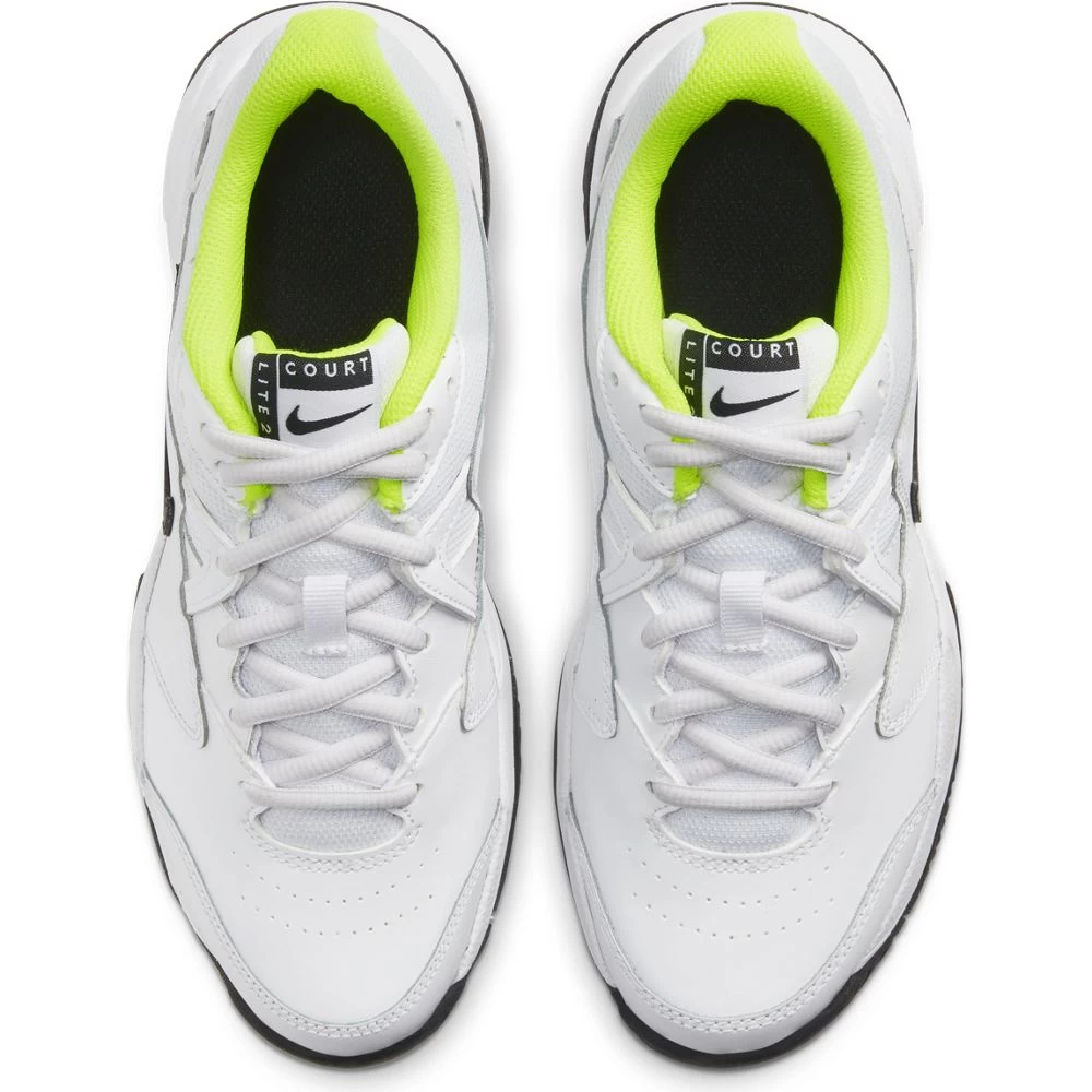 Nike Court Lite 2 Junior Tennis Shoe (White/Black/Green) 7 Nike Court Lite 2 Junior Tennis Shoe (White/Black/Green) - Image 5
