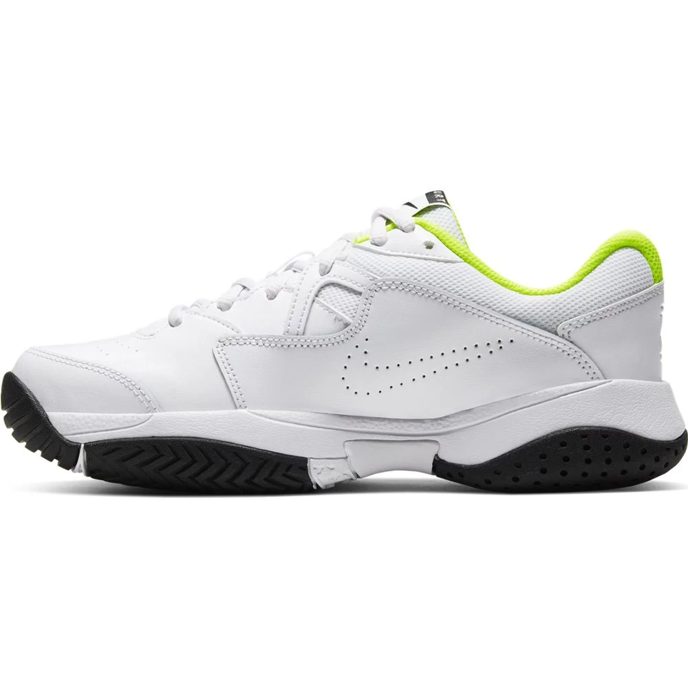 Nike Court Lite 2 Junior Tennis Shoe (White/Black/Green) 8 Nike Court Lite 2 Junior Tennis Shoe (White/Black/Green) - Image 6