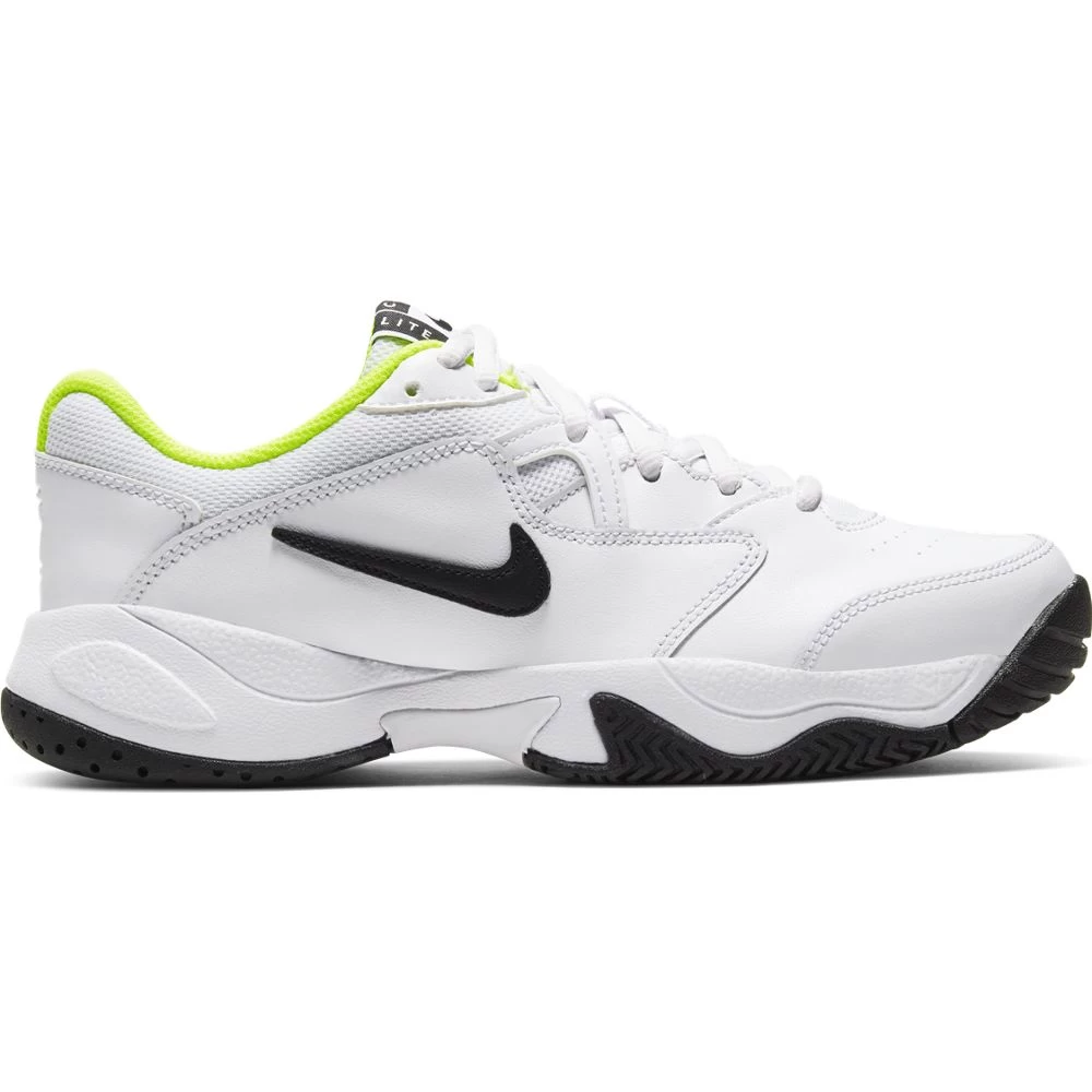 Nike Court Lite 2 Junior Tennis Shoe (White/Black/Green) 3 Nike Court Lite 2 Junior Tennis Shoe (White/Black/Green)