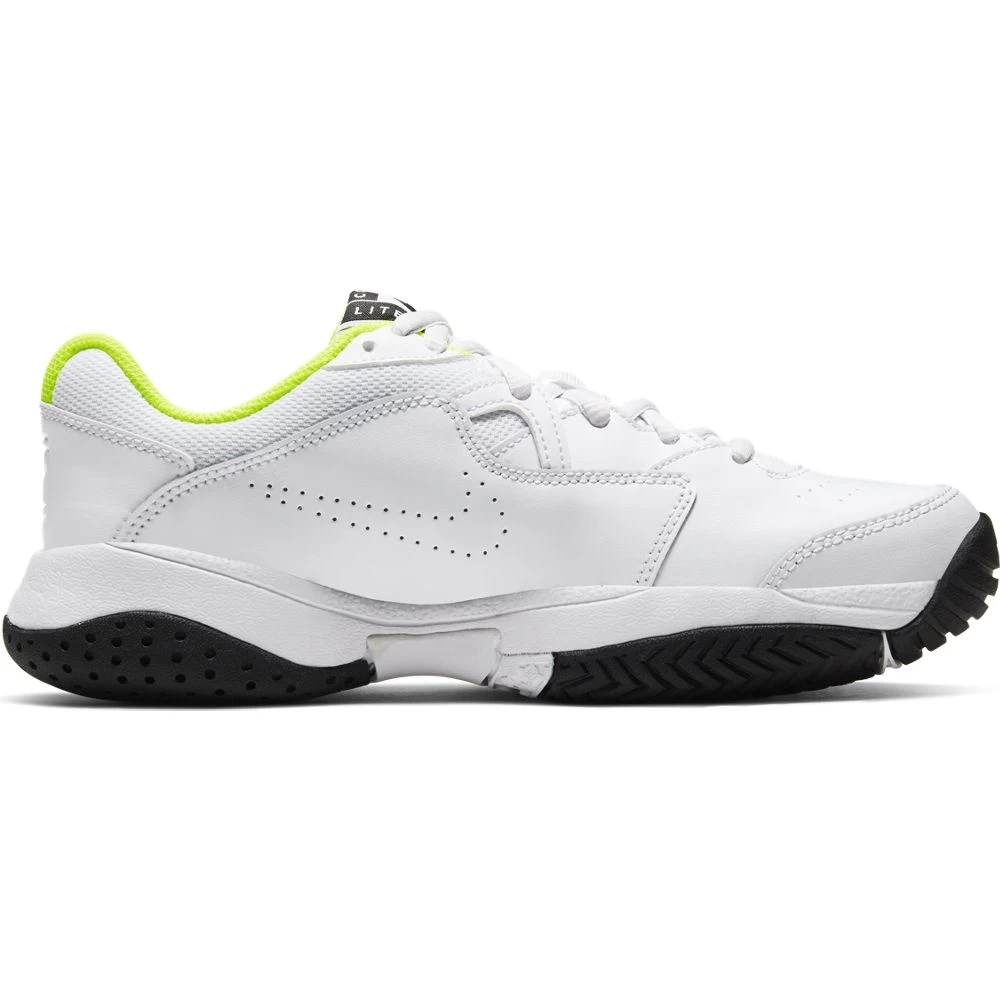 Nike Court Lite 2 Junior Tennis Shoe (White/Black/Green) 9 Nike Court Lite 2 Junior Tennis Shoe (White/Black/Green) - Image 7
