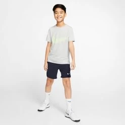 Nike Boy's Court Flex Ace Shorts (Obsidian/White) 11 Nike Boy's Court Flex Ace Shorts (Obsidian/White) -Racquet Equipment Shop CI9409 452 PHSYM003 3144