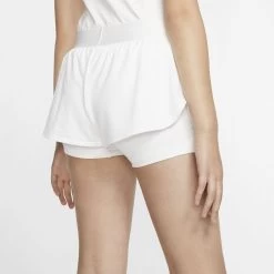 Nike Girl's Court Dri-Fit Flex Shorts (White) 12 Nike Girl's Court Dri-Fit Flex Shorts (White) -Racquet Equipment Shop CJ0948 100 PHSBM001 1000