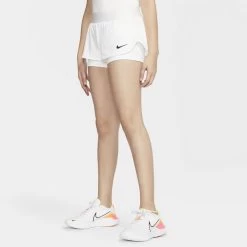Nike Girl's Court Dri-Fit Flex Shorts (White) 13 Nike Girl's Court Dri-Fit Flex Shorts (White) -Racquet Equipment Shop CJ0948 100 PHSFM001 1000