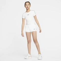 Nike Girl's Court Dri-Fit Flex Shorts (White) 17 Nike Girl's Court Dri-Fit Flex Shorts (White) -Racquet Equipment Shop CJ0948 100 PHSYM003 1000
