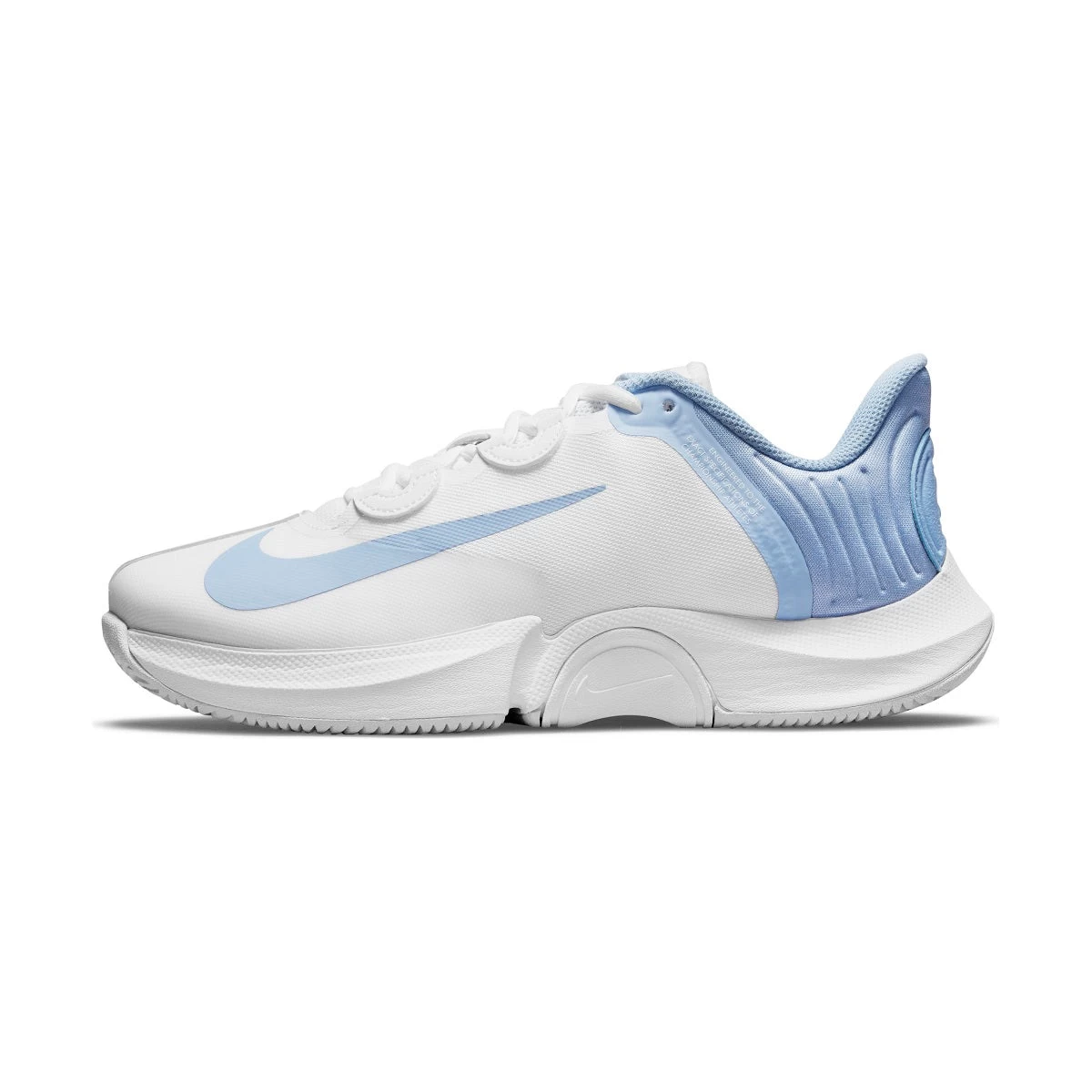 Nike Air Zoom GP Turbo Women's Tennis Shoe (White/Aluminum) 11 Nike Air Zoom GP Turbo Women's Tennis Shoe (White/Aluminum) - Image 9