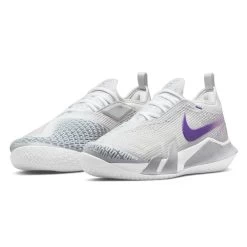 Nike React Vapor NXT Women's Tennis Shoe (Light Grey/Purple/Fuchsia) -Racquet Equipment Shop CV0742 024 PHCFH001 3144