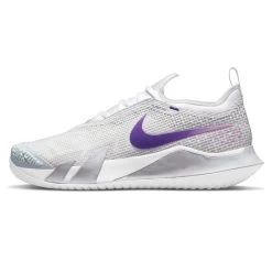 Nike React Vapor NXT Women's Tennis Shoe (Light Grey/Purple/Fuchsia) -Racquet Equipment Shop CV0742 024 PHSLH000 3144