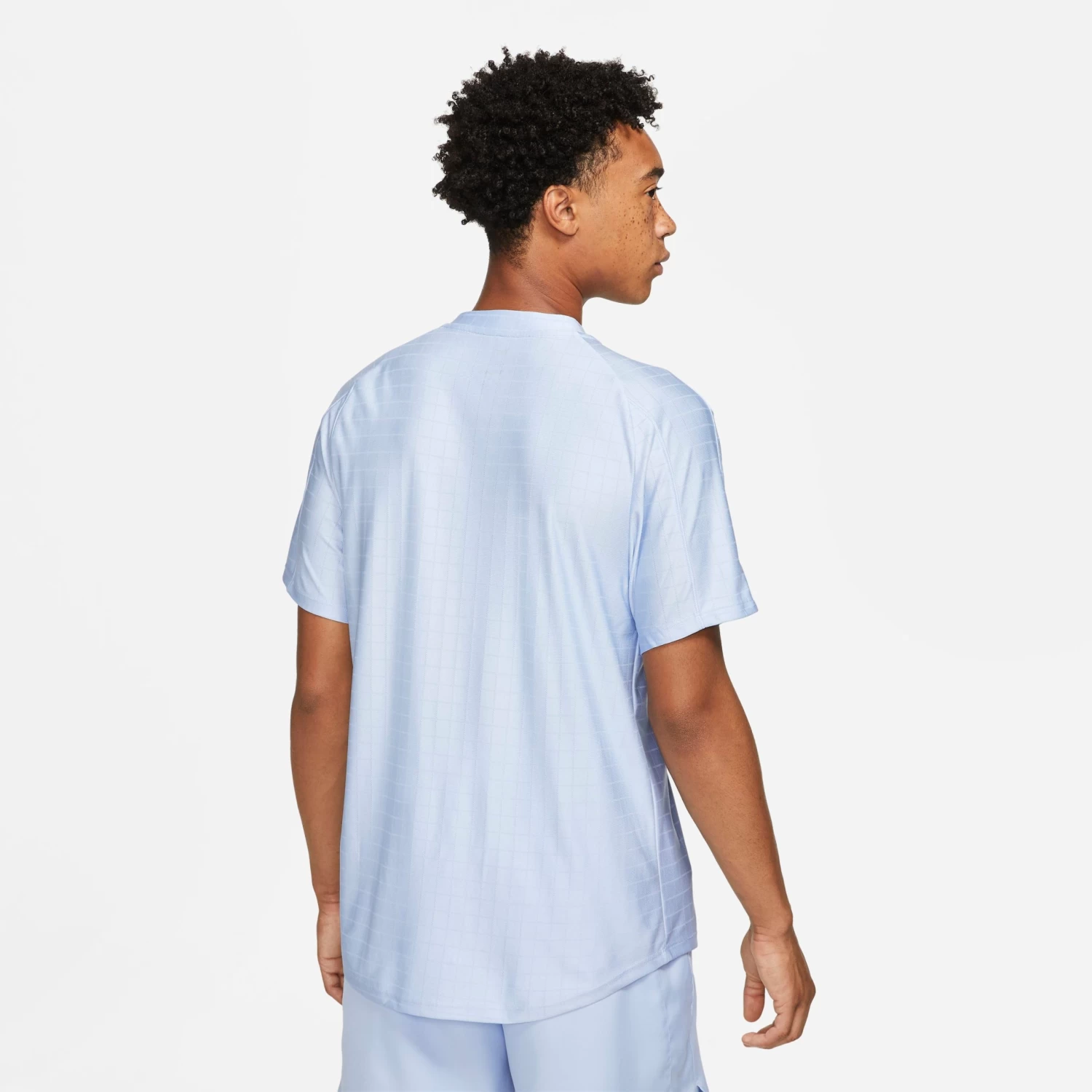 Nike Men's Dri-FIT Advantage Polo (Aluminum/Black) 6 Nike Men's Dri-FIT Advantage Polo (Aluminum/Black) - Image 4