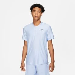 Nike Men's Dri-FIT Advantage Polo (Aluminum/Black)