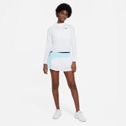 Nike Women's Victory Dri-FIT Long Sleeve Top (White/Black) 7 Nike Women's Victory Dri-FIT Long Sleeve Top (White/Black) -Racquet Equipment Shop CV4697 100 PHSYM002 3144