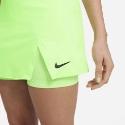 Nike Women's Dri-FIT Victory Stretch Skirt (Lime Glow/Black) -Racquet Equipment Shop CV4729 345 PHSYM002 3144