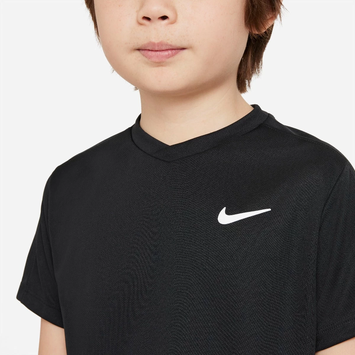 Nike Boys' Dri-FIT Victory Top (Black/White) 5 Nike Boys' Dri-FIT Victory Top (Black/White) - Image 3