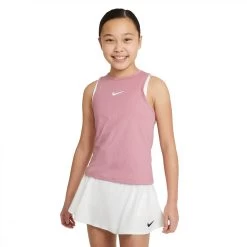 Nike Girls' Dri-FIT Victory Tank (Elemental Pink/White)