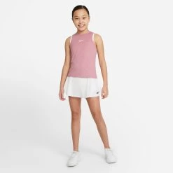 Nike Girls' Dri-FIT Victory Tank (Elemental Pink/White) 13 Nike Girls' Dri-FIT Victory Tank (Elemental Pink/White) -Racquet Equipment Shop CV7573 698 PHSYM003 3144